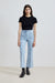 THE 1970 CROPPED JEANS <br> Light Bleach