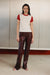 THE EMBROIDERED BABY TEE <br> Ring Tee Red
