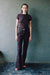 THE EMBROIDERED BABY TEE <br> Chocolate