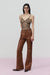 THE LEATHER TROUSERS <br> Caramel