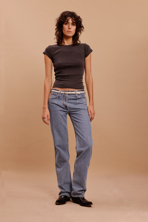 THE WAISTLESS DENIM <br> Denim Bleach